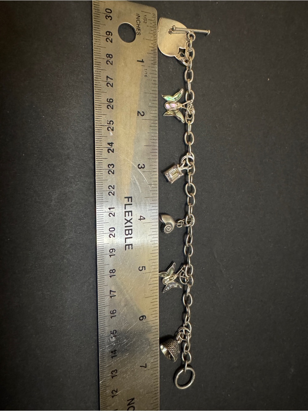 Sterling Silver Charm Bracelet